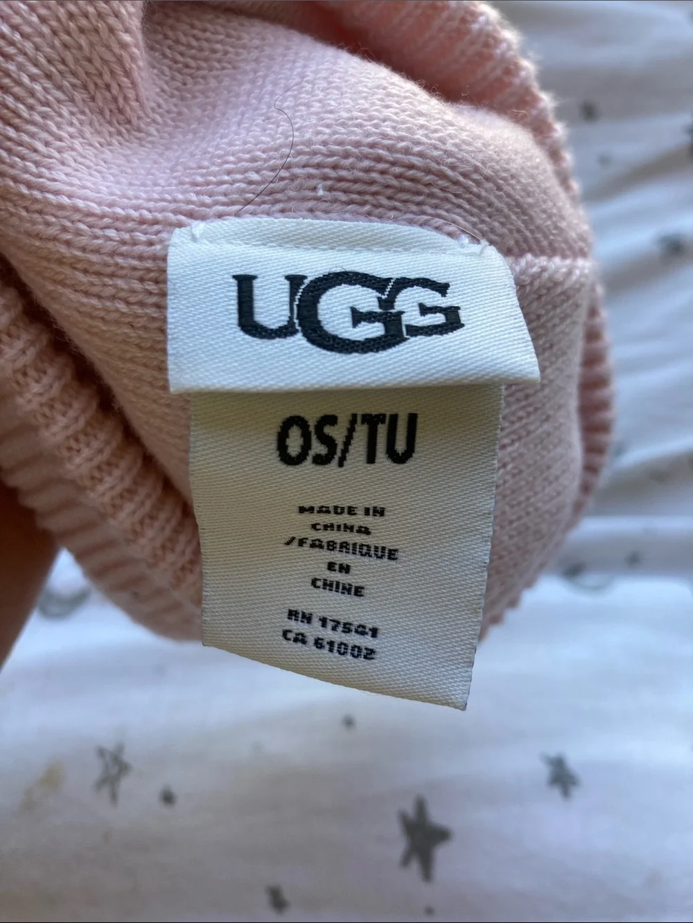 UGG baby Pink Knit Beanie
